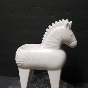 PARTYLITE By Jonathan Adler "Zebra Dala" Votive Candle Holder